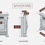 QAMINA - Dimensions poele SAVOYARD