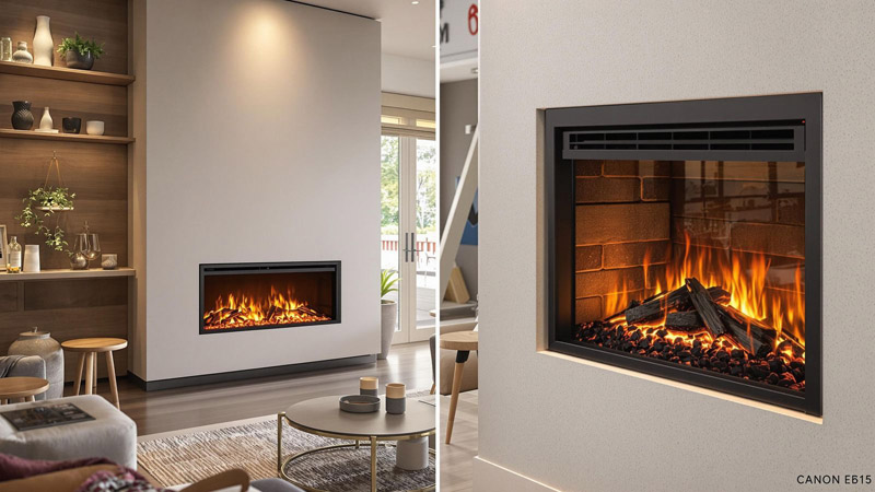 Cheminée électrique sur pied vs foyer électrique