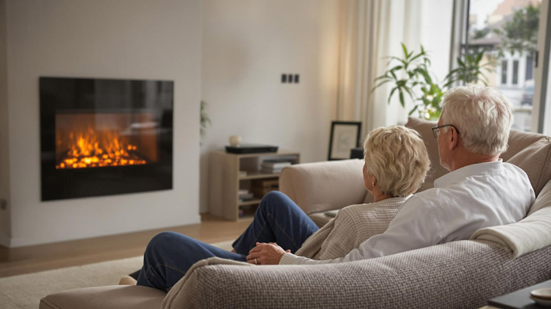 cheminées électriques pour le bien-être des seniors