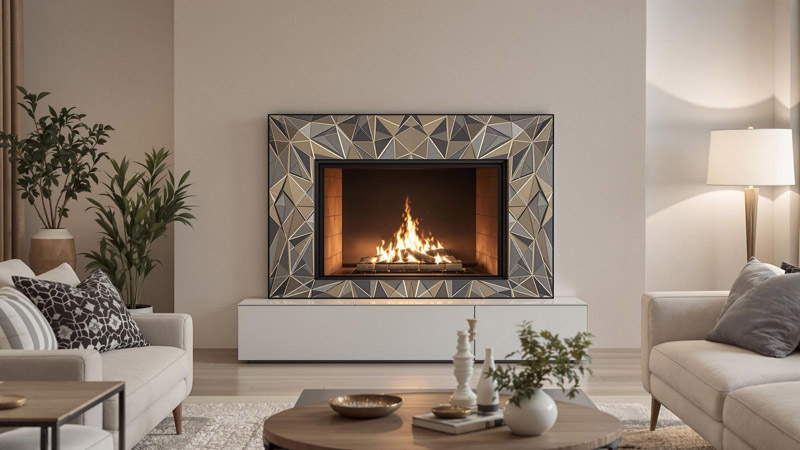 ajouter des bûches ou du charbon décoratifs à votre cheminée électrique