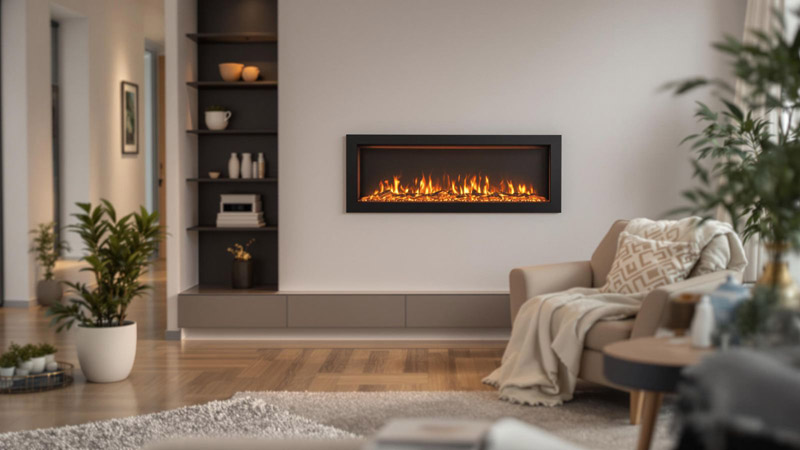 cheminée électrique design