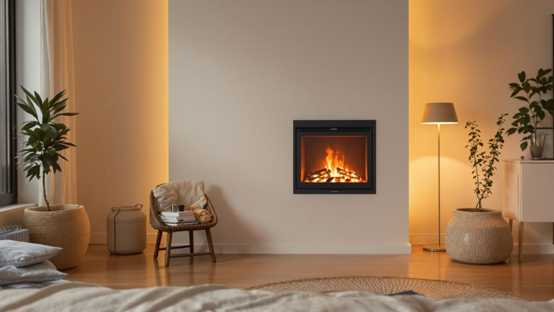 Cheminée électrique avec Effet flammes