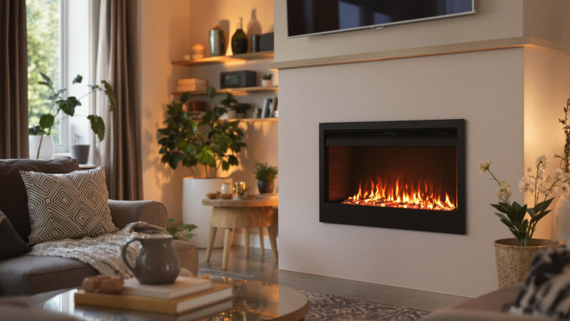 une cheminée électrique pour votre rénovation