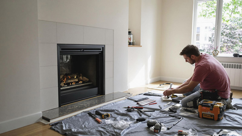 installation de votre insert électrique