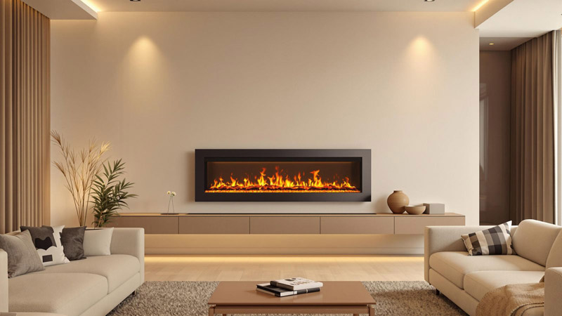 Tendances design pour les cheminées électriques